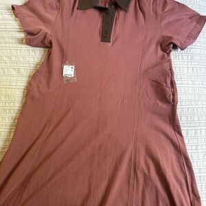 Free People Chandler Polo Midi Dress - Sz Small - NWT